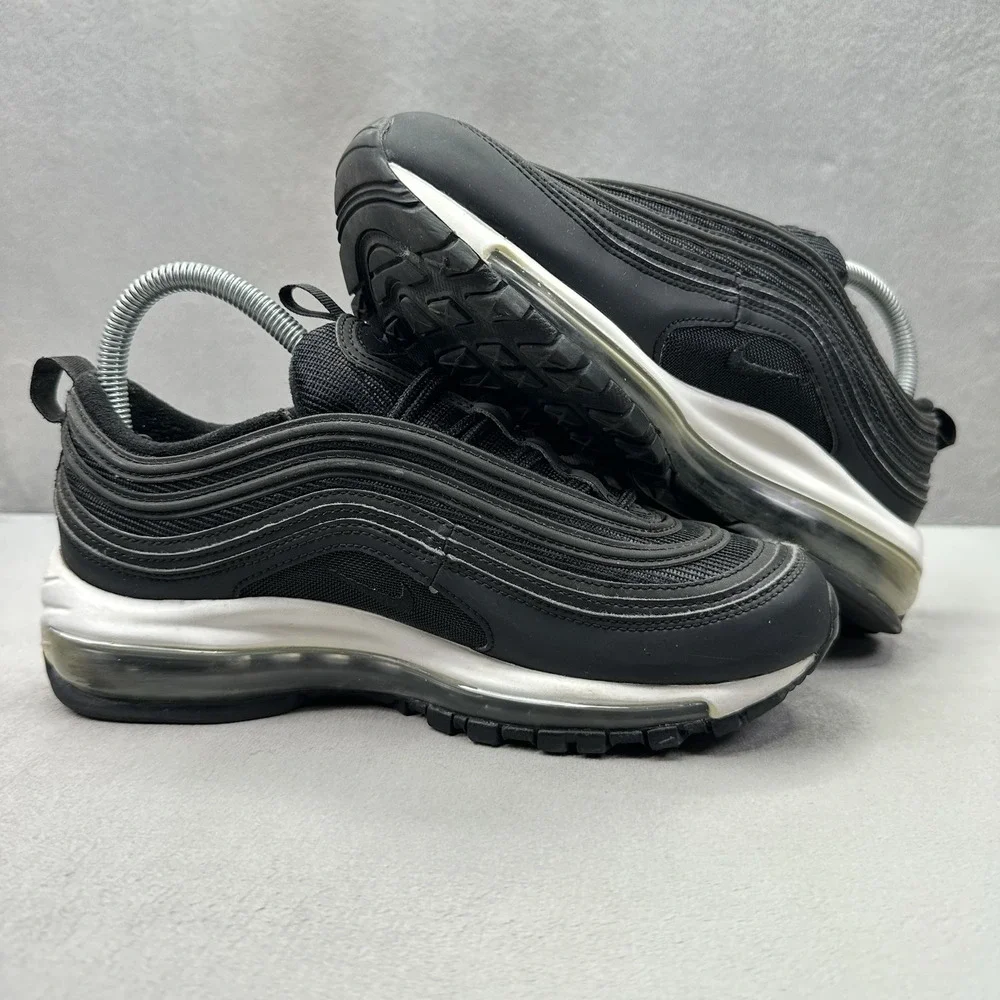 Womens Size 7 Nike‎ Air Max 97 Shoes Black / White Athletic Lifestlye Sneakers